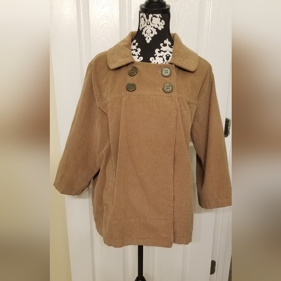 Cato's Fashion Women's Corduroy Jacket with Buttons - Picture 2 of 12
